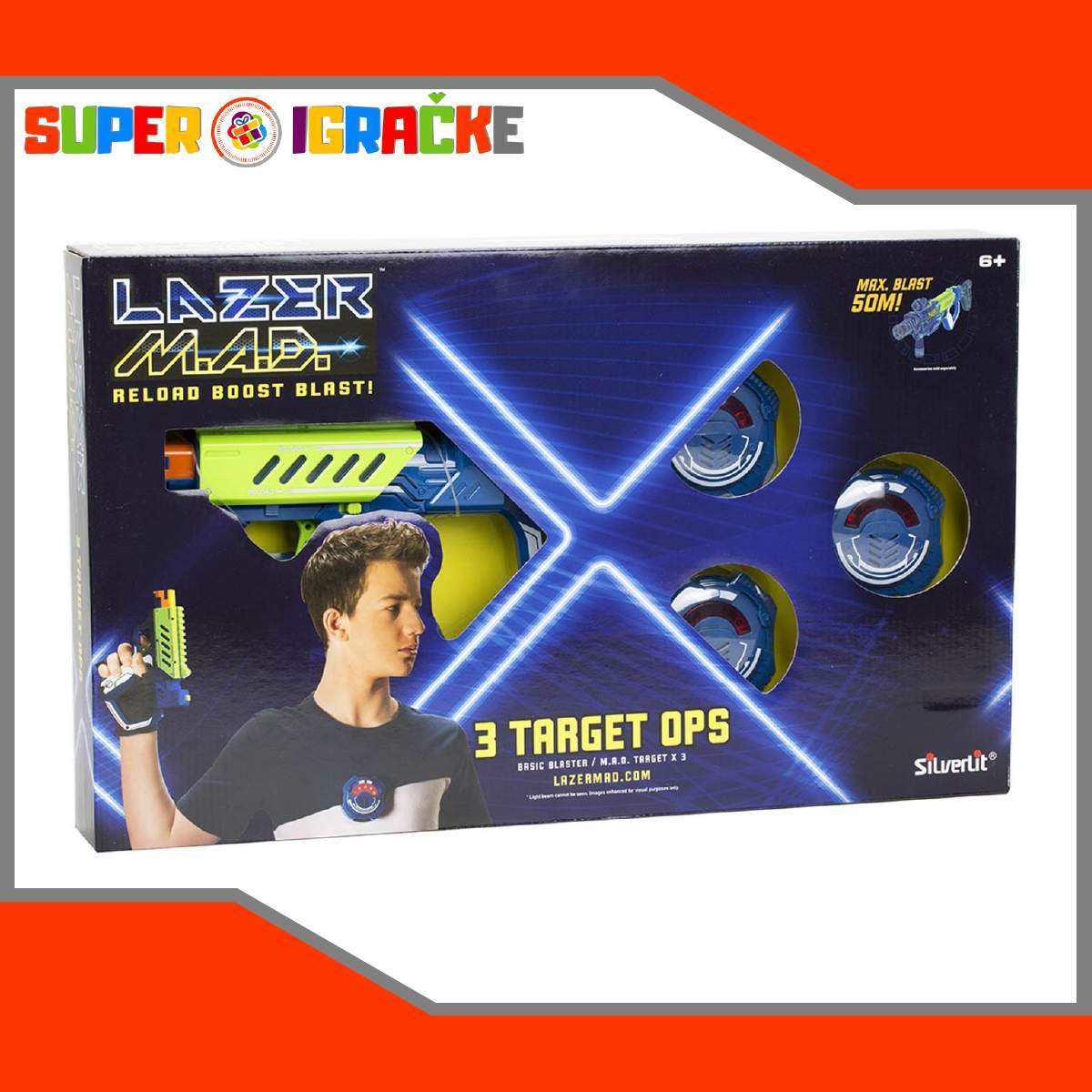 Laserski pištolj sa metama lovac na dronove