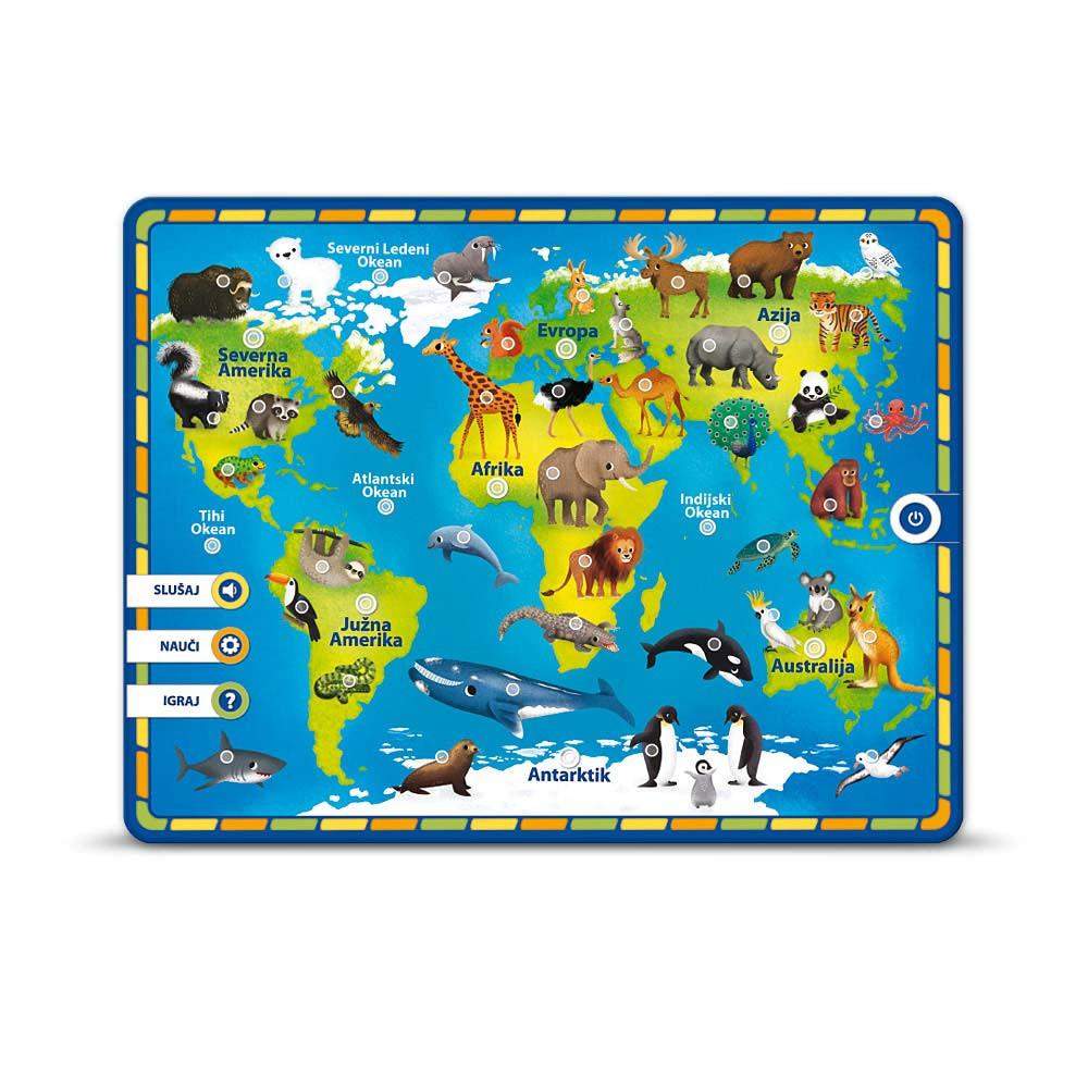 SUPER IGRACKE MOJ PRVI ATLAS TABLET ZA DECU
