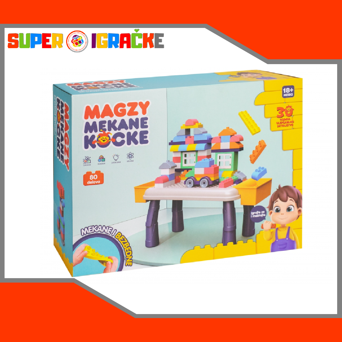 Magzi mekane kocke i edukativni sto