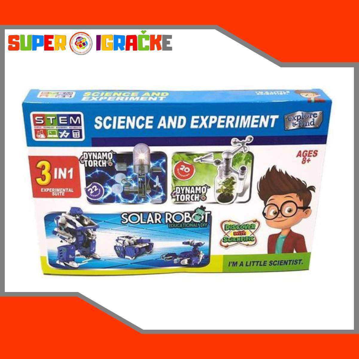 Nauka i eksperimenti set veliki set za male naučnike