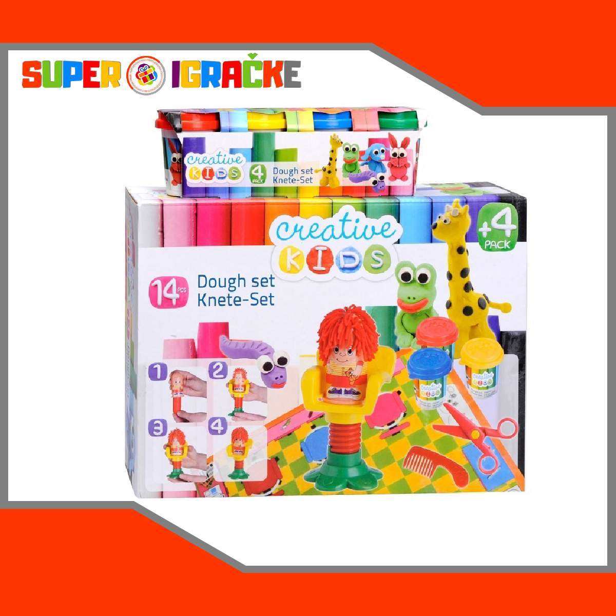 Plastelin set frizerski salon i modle