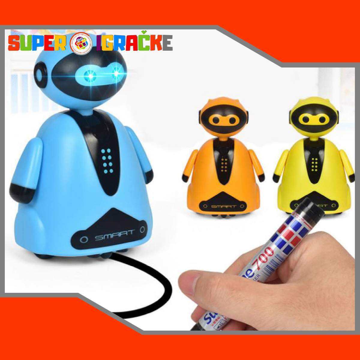 ROBOT KOJI HODA PO LINIJI IGRACKA