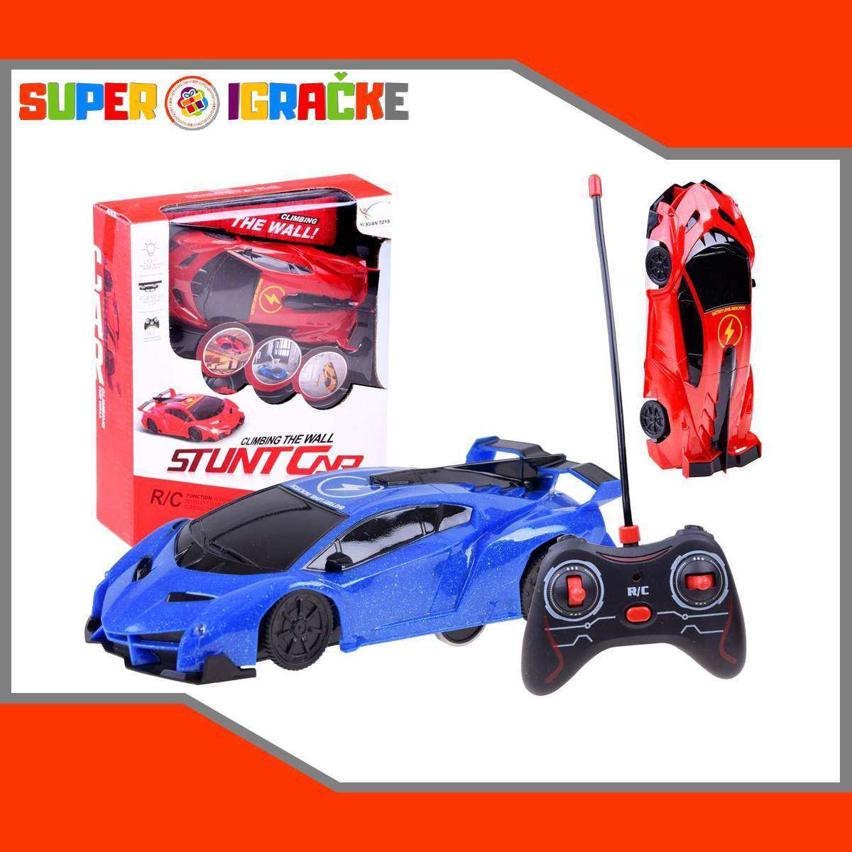SPAJDERMEN AUTO KOJI IDE PO ZIDU SUPER IGRACKE AUTO NA BATERIJE IGRACKE ZA DECAKE  SUPER IGRACKE