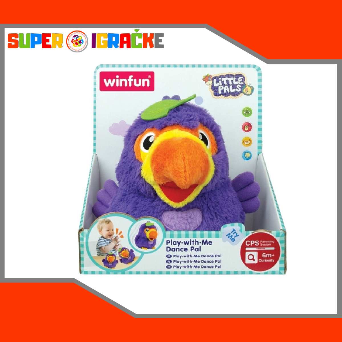 Tukan ptica koja pleše igracke za bebe